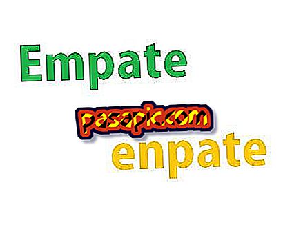 Как да напишем "empate" или "empath"